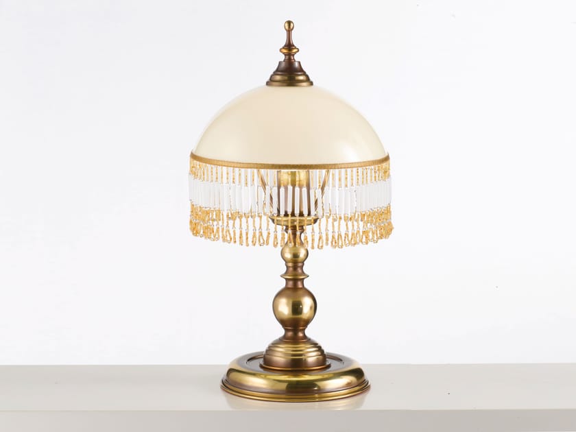 Металлическая светодиодная настольная лампа с кристаллами Cremasco Illuminazione световые работы ARCH-00071741