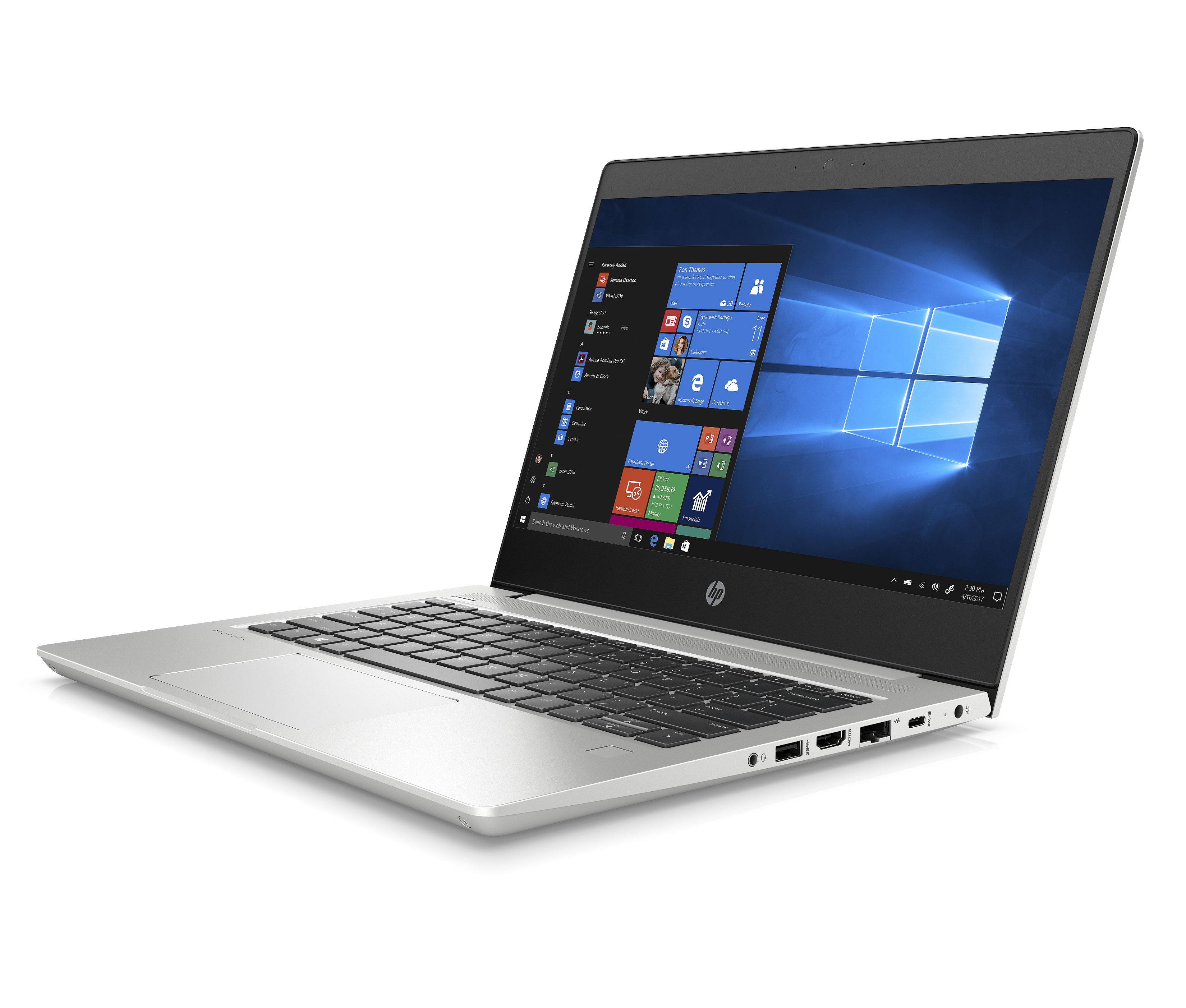 5PP36EA#ACB probook 430 g6 13.3"(1920x1080)/intel core i5 8265u(1.6ghz)/8192mb/256ssdgb/nodvd/int:intel hd graphics 620/48whr/war 1y/1.49kg/silver/w10pro + repl. (2sy09ea) HP Santreyd  - Вид №1