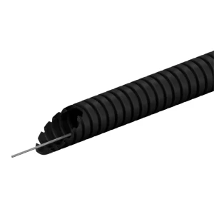 Труба гофрированная Lexman ПНД D20 мм 25 м легкая с зондом цвет черный