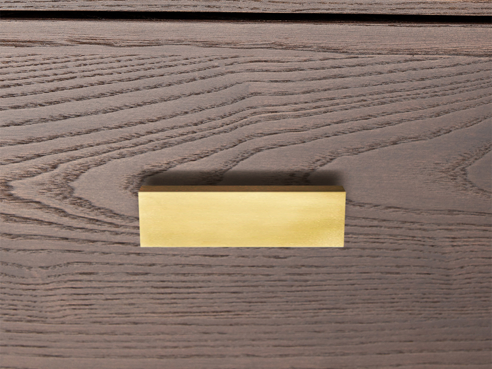Тумба длинная с 3 ящиками ясень кофейный Bullwood ACWD BULLWOOD 00-3981911 Коричневый  - Вид №3