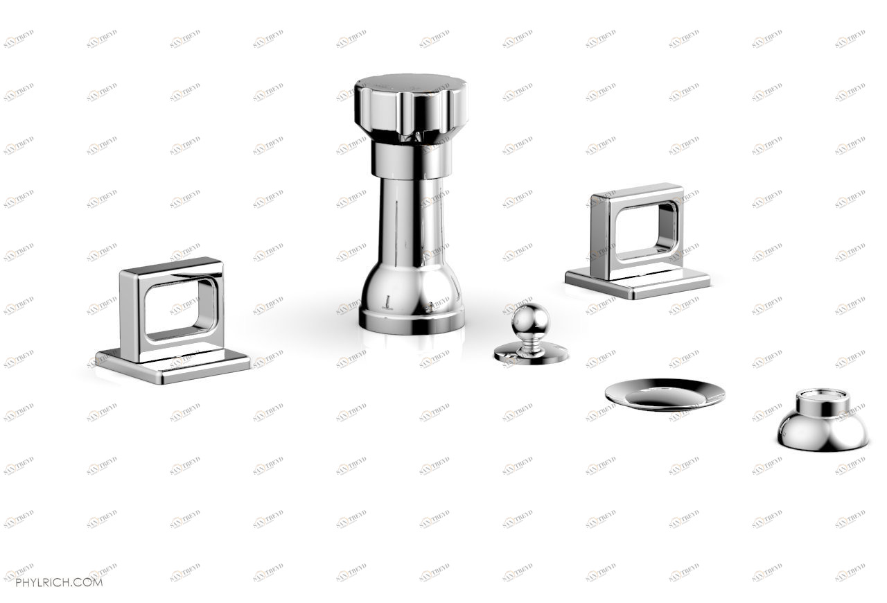 Смеситель для биде MIX Phylrich  290-62-026 Хромированный