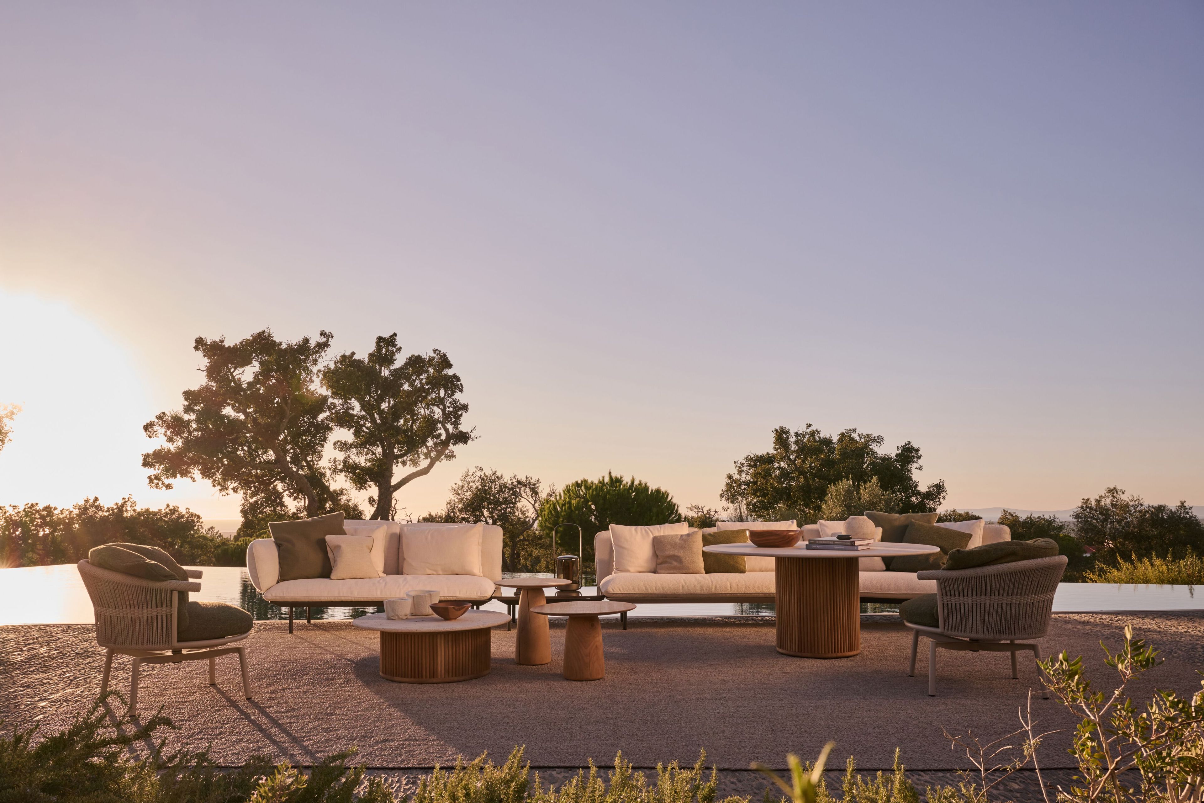 Круглый стол из тикового дерева TRIBÙ восемь ARCH-00147824 - Вид №6