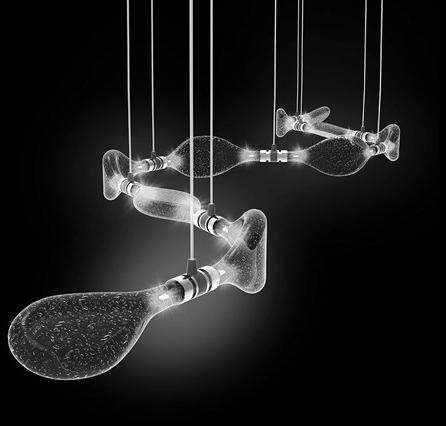 Reflex Светодиодная подвесная лампа из дутого стекла sun-id-1426117 - Вид №1