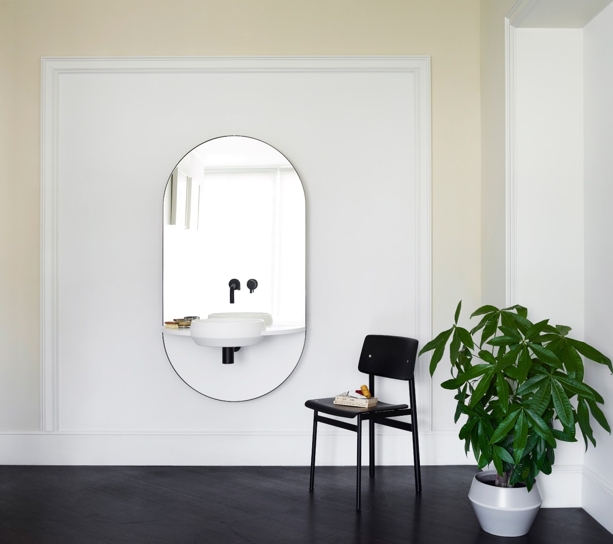 Ex.T ARCO Консоль с раковиной, зеркалом и посудой EXARCO/NE  - Вид №7