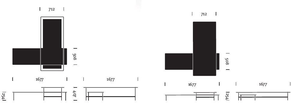 Herman Miller Г-образный журнальный столик из металла и стекла с полкой Layer sun-id-1373540 - Вид №5