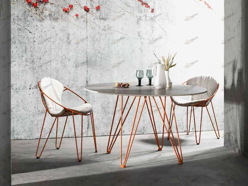 Joli Круглый керамический стол Wire sun-id-1470199