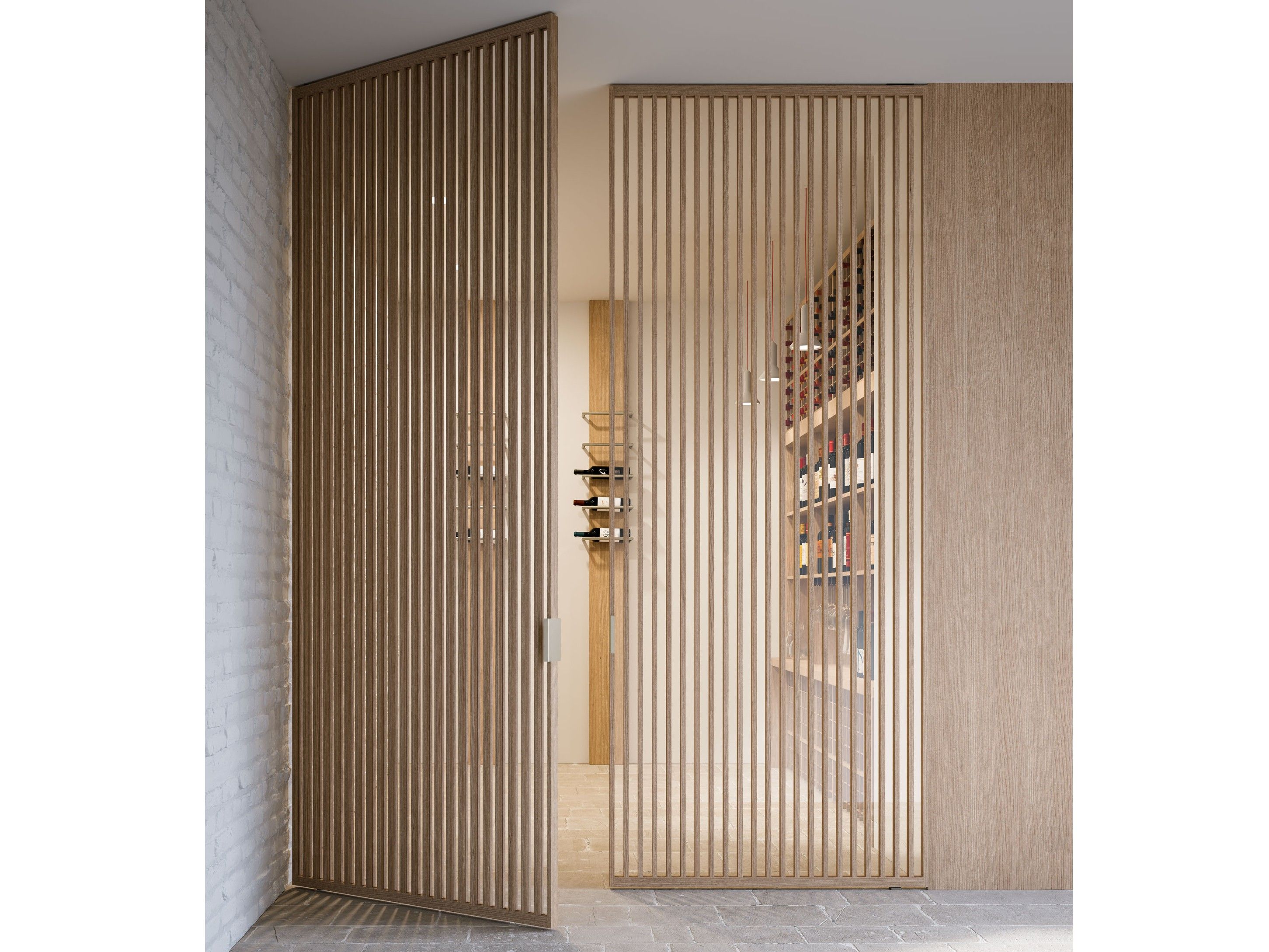 Стеклянная висячая дверь ADL Line ARCH-00010494