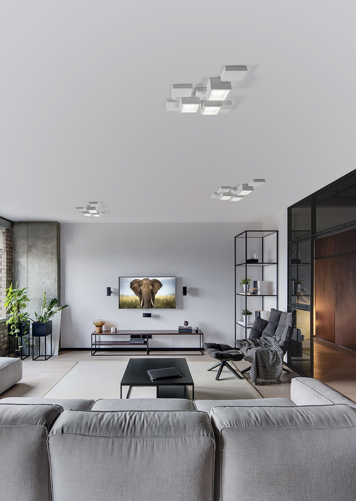 Гипсовый потолочный светильник Tecnico Side ARCH-00079672 - Вид №5