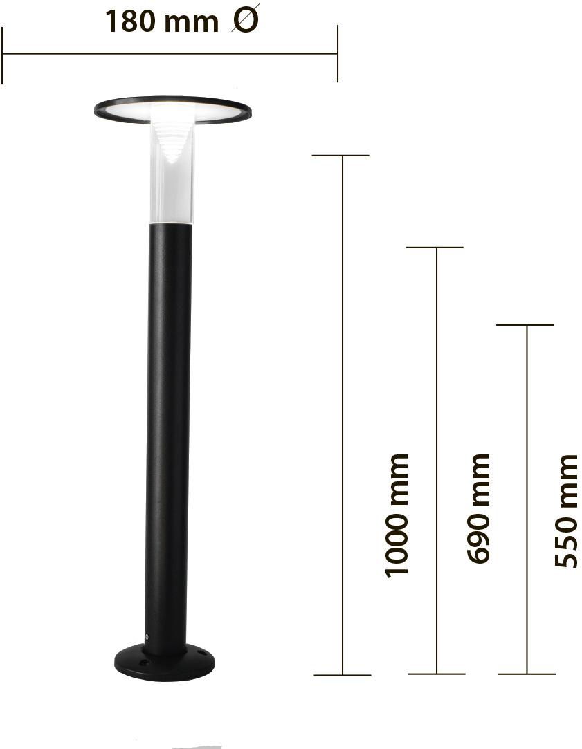 Светодиодный столб в PMMA Flat 5007-5008-5009 Santreyd - Вид №1