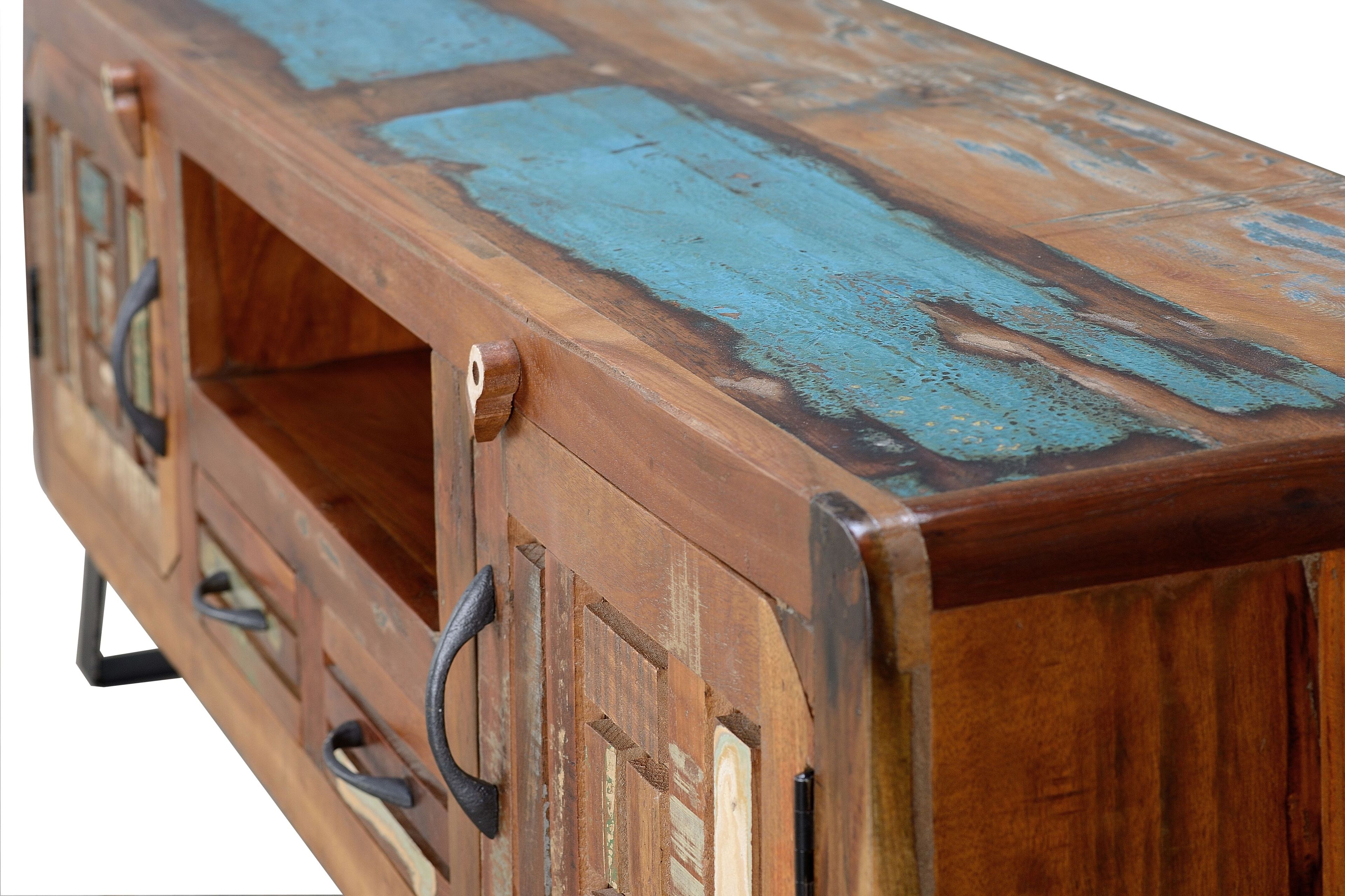 Деревянный низкий ТВ-шкаф Giner y Colomer Хайдарабад ARCH-00152604 - Вид №5