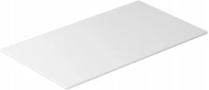 Полка керамическая без отверстия 81х46 Белый 2057 GALASSIA Tabulae