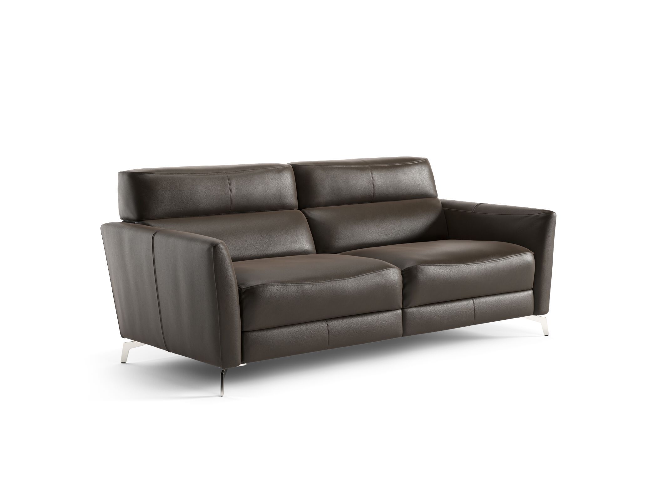 Кожаный диван с подставкой для ног Natuzzi Italia Стэн ARCH-00055192 - Вид №2