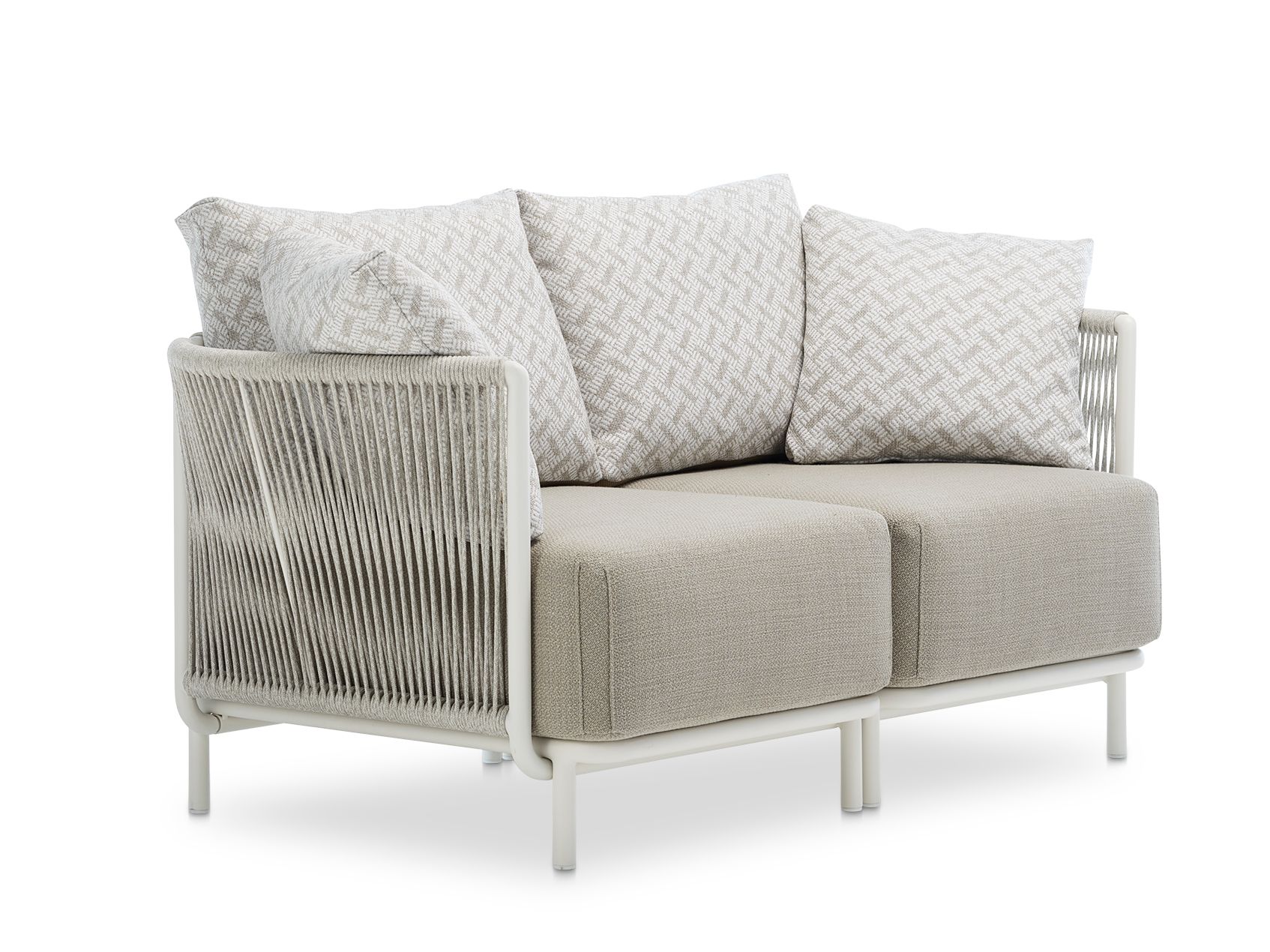 2-местный тканый диван с полиэфирной веревкой Roberti Queen ARCH-00046961