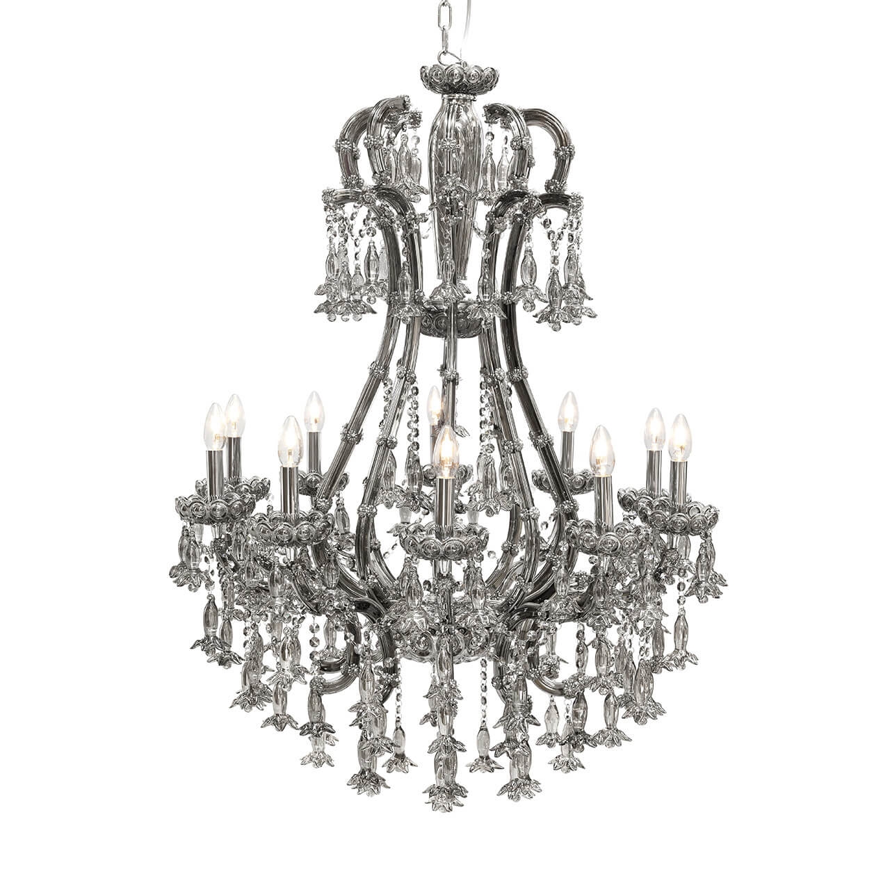 500181-91 ABHIKA ЛАМПА ПЛАМЯ 10 H113 D100 GREY 