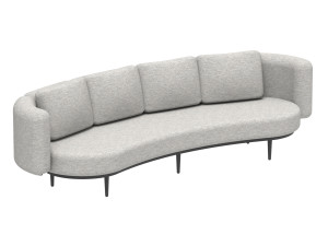 4-местный тканевый садовый диван