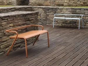 Adico Скамья из металла со спинкой 5008