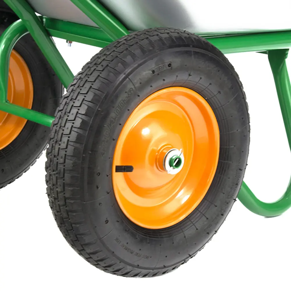 Тачка садовая Palisad двухколесная 320 кг 100 л оцинкованная сталь STLM-2028290 - Вид №2