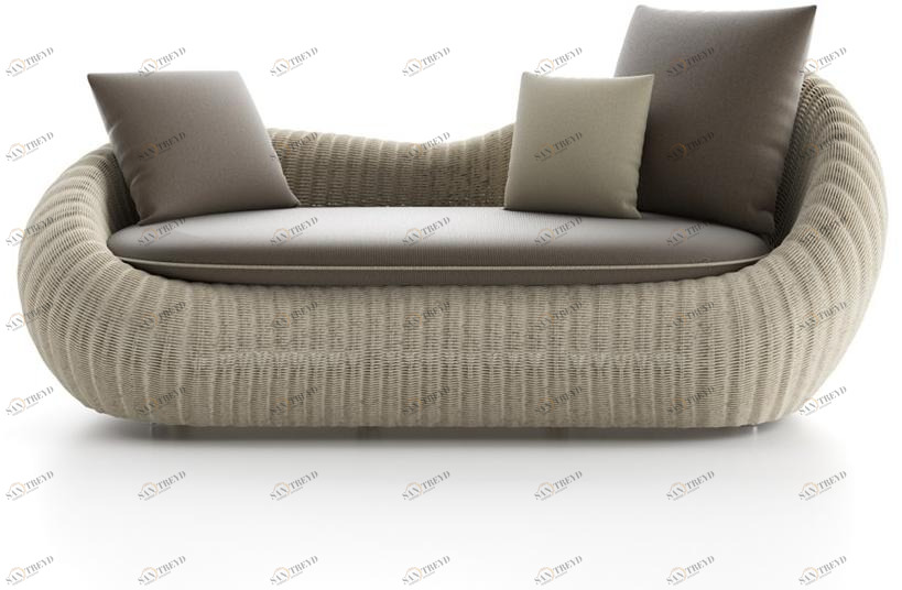 Atmosphera 2-х местный садовый диван из полиэтилена Twiga Tw.dv