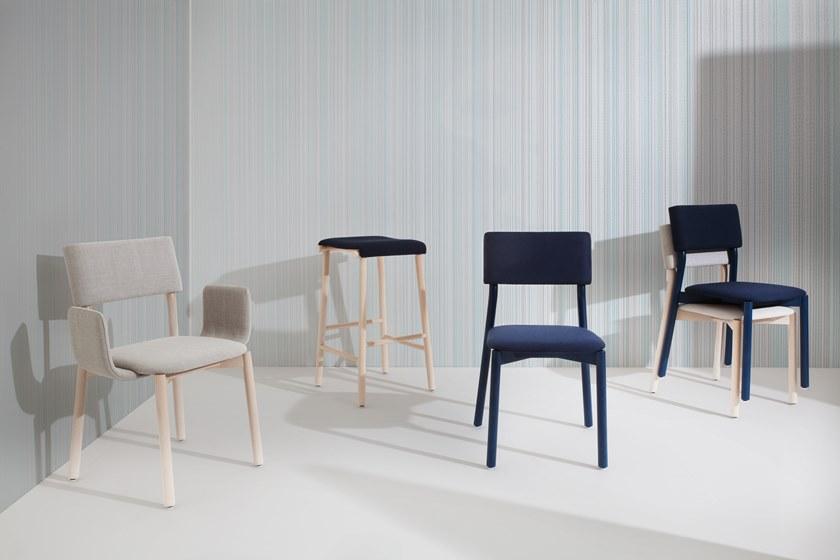 Blifase Стул из ткани с подлокотниками Scuele sun-id-1488285 - Вид №3