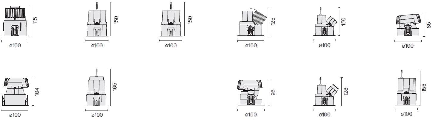 Flos Светодиодный точечный светильник в современном стиле на потолок sun-id-1369920 - Вид №4