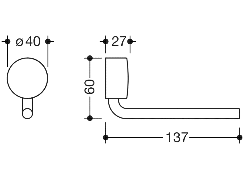 815.21.30060 запасной держатель бумаги HEWI WC-Accessoires  - Вид №2