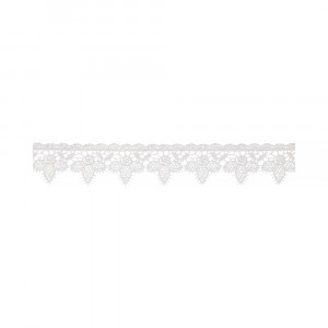 3125 Гипюр 25 мм в пакете белый Gamma