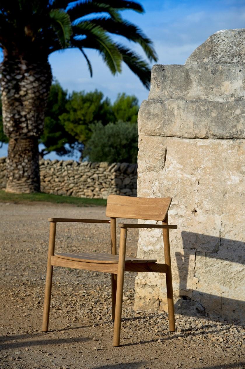 Unopiù Садовое кресло из тика с подлокотниками Pevero Pevsete - Вид №3