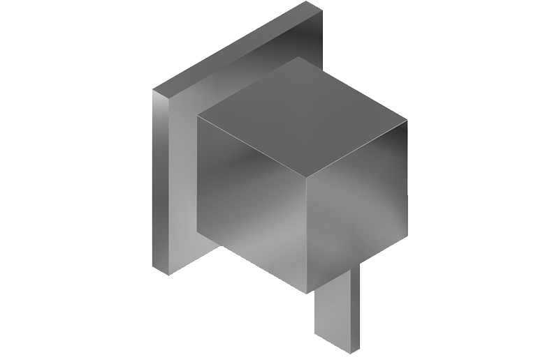 E-8072-LM39E1-T Внутренний переключатель с тремя выходами 3/4" - внешние элементы GRAFF Qubic