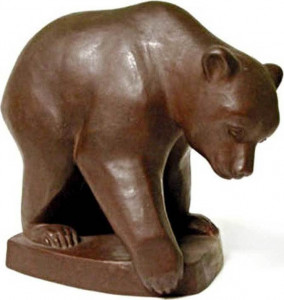 85273 Meissen Фигурка 11,5см "Медведь" (Элфриде Райхел-Дрехслер,1959г.) Фарфор