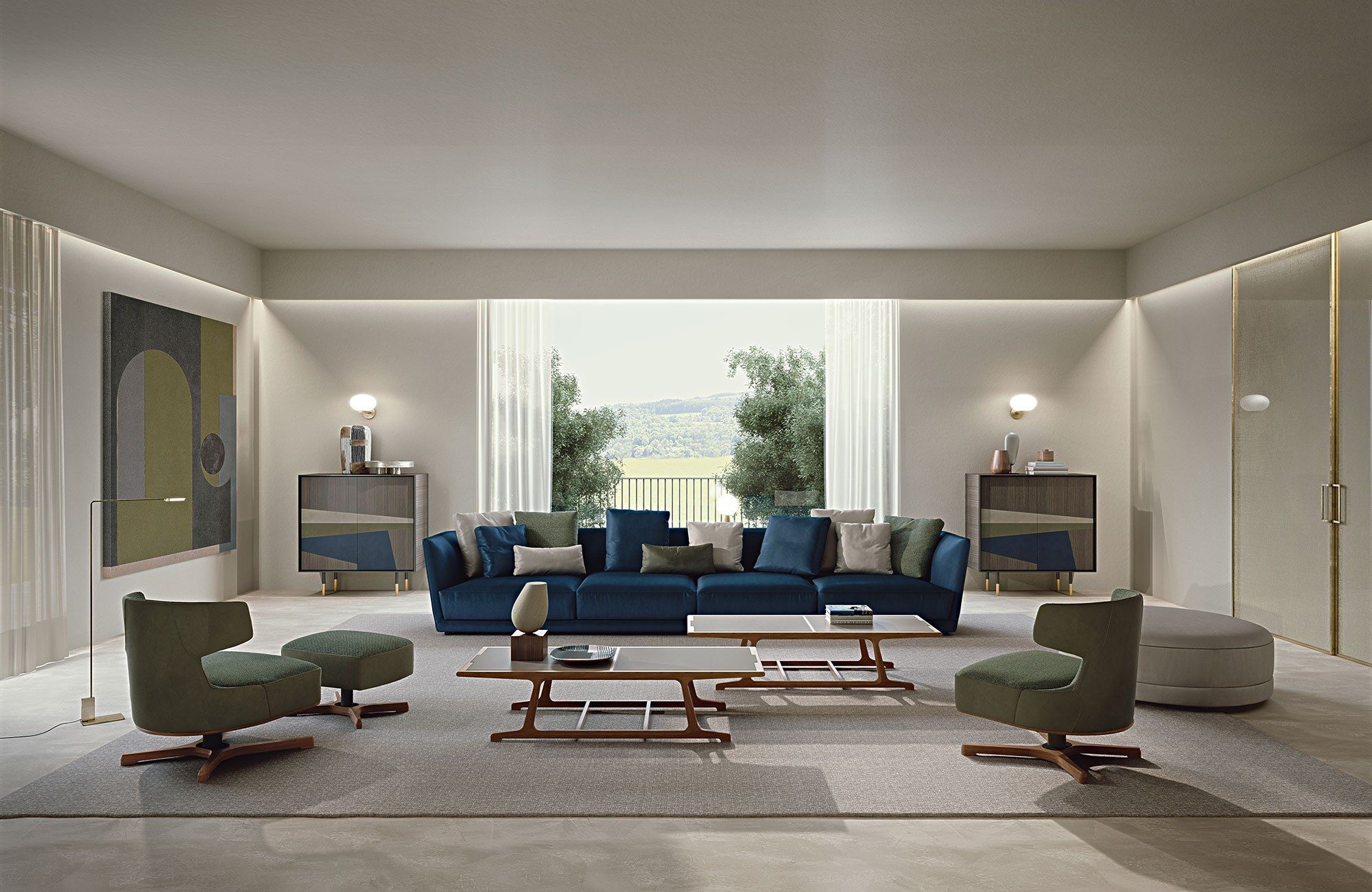 Ткань диван Frigerio FOSTER ARCH-00015336 - Вид №1