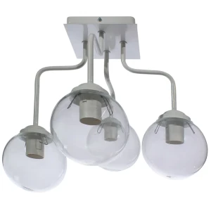 Люстра потолочная «Циркон 002», 4 лампы, 15 м², цвет белый