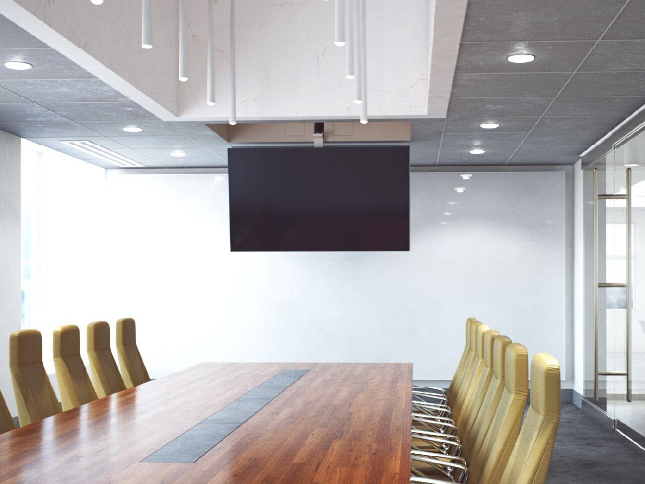 Потолочная подставка для телевизора с электроприводом Maior ARCH-00106004 - Вид №5