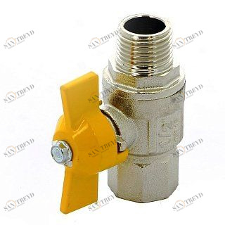 Кран шаровый для газа НВ LONDON бабочка ITAP 1/2" 06912