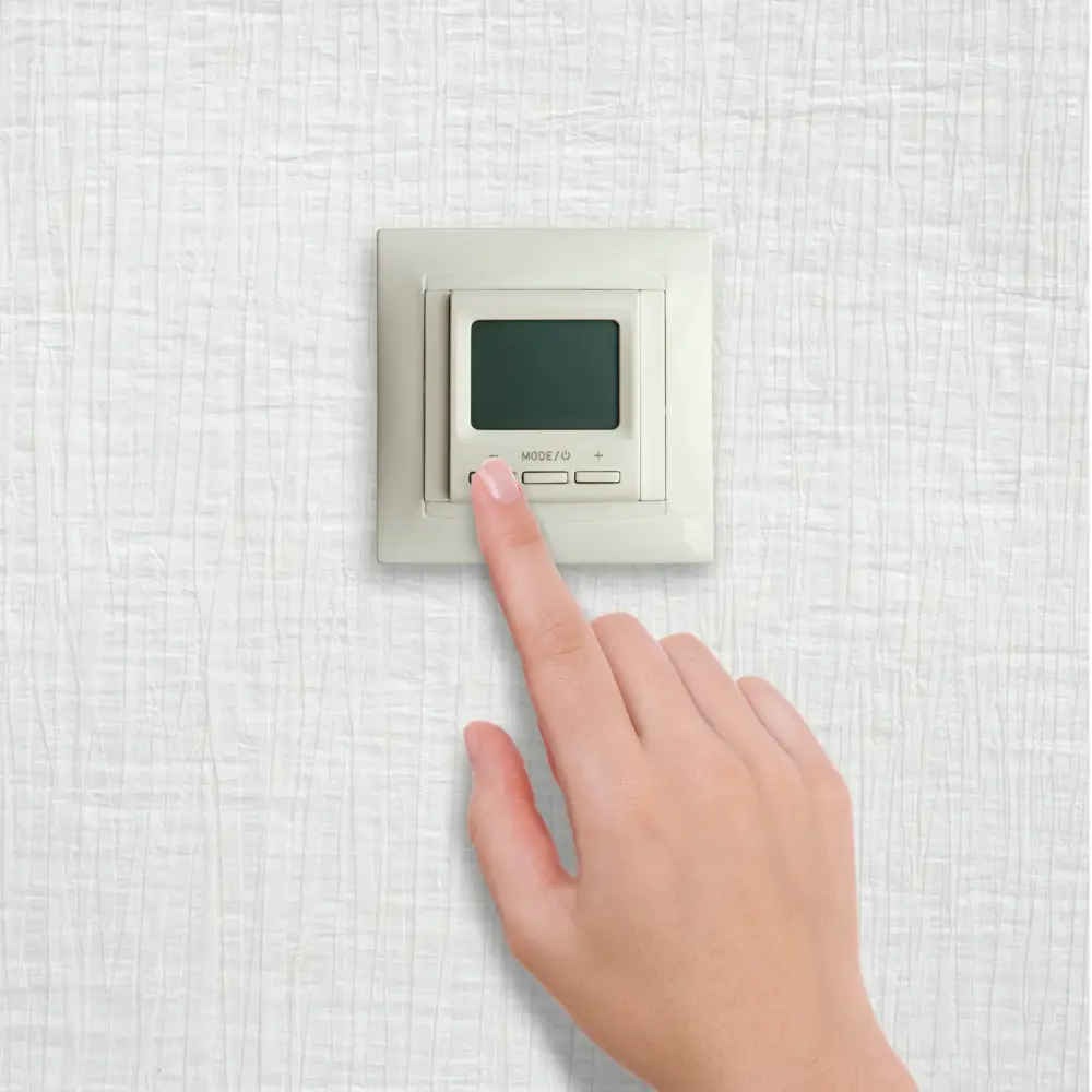 Терморегулятор Equation для систем отопления в бежевом цвете 18877521 STLM-0013378 - Вид №6