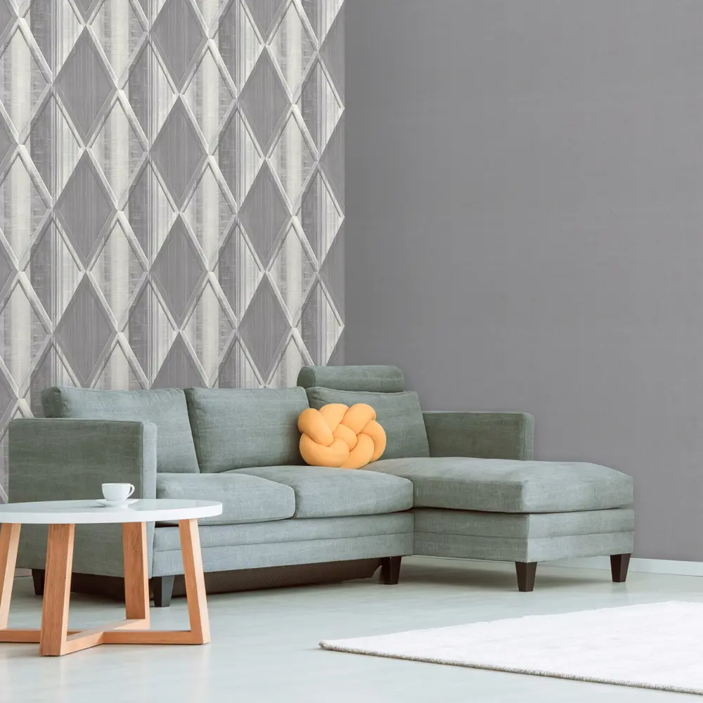 Обои флизелиновые Deco-Deco Chalet темно-серые 1.06 м DD6045-23 STLM-2080690 - Вид №3