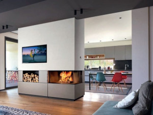 Облицовка камина из фаянса