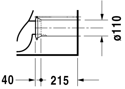 21180900002 Компакт унитаз с бачком Белый Duravit D-Code Германия - Вид №5
