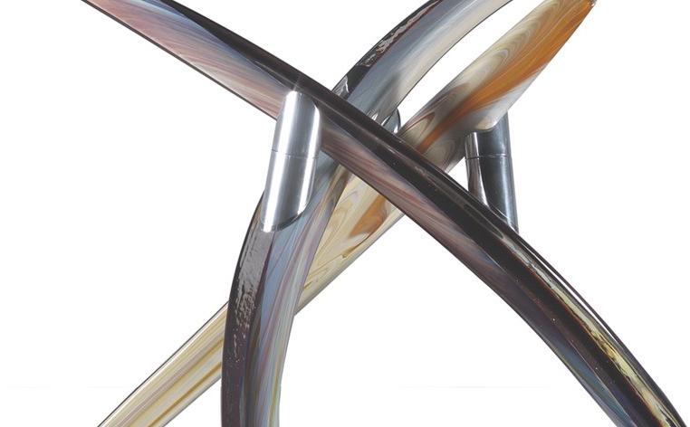 Reflex Консоль из стекла полумесяца Fili d'erba sun-id-1396876 - Вид №2