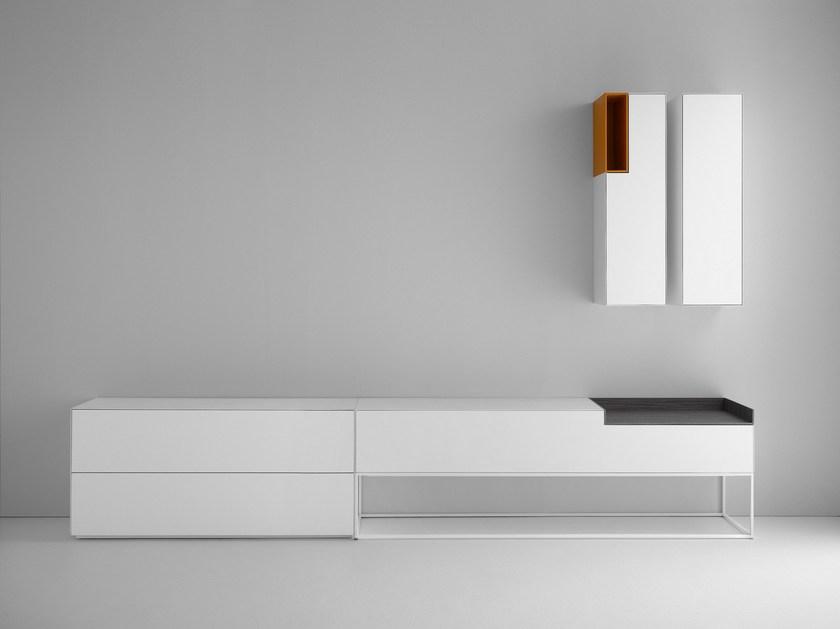 MDF Italia Буфет из лакированной мдф с ящиками Inmotion sun-id-1504058 - Вид №2