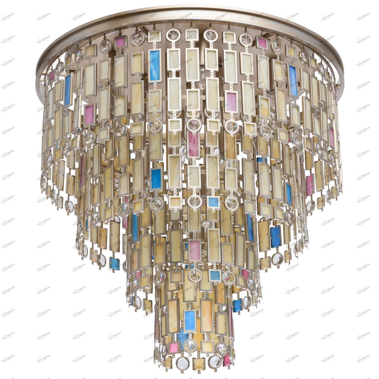 Потолочная люстра MW-Light Марокко 2 185010710 MW-LIGHT ДИЗАЙНЕРСКИЕ, МАРОККО 184536 Золотой 