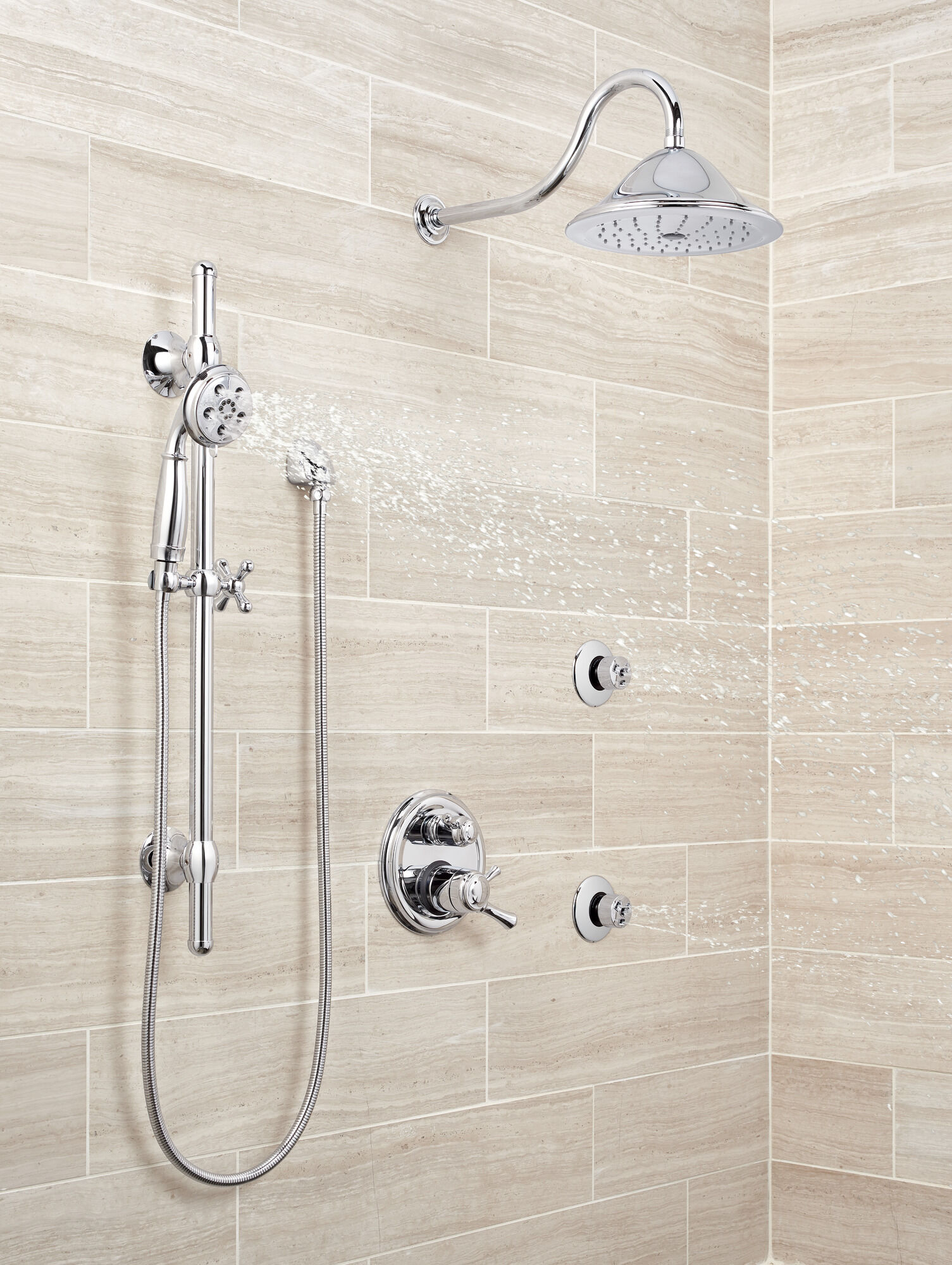 RP72568PN Душевая лейка Raincan с одинарной настройкой Delta Faucet Universal Showering Полированный никель  - Вид №2
