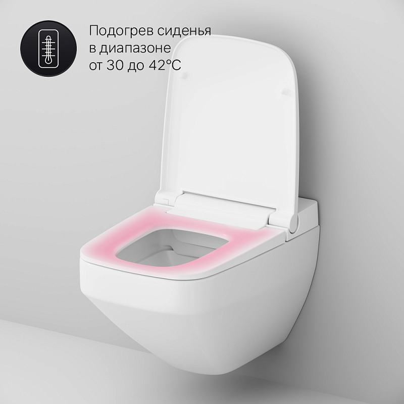 C50A1700SC Inspire V2.0 подвесной унитаз FlashClean с сиденьем микролифт AM.PM Inspire 2.0  - Вид №7