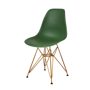 91988735 Комплект кухонных стульев 4 шт Derstuhl Gold 45x82x45 см полипропилен цвет темно-зеленый STLM-1524797