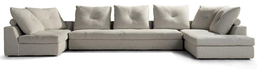 Roche Bobois 4-х местный тканевый диван sun-id-1514515 - Вид №1