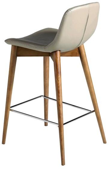 Angel Cerdá Кожаный барный стул с подставкой для ног New chair 4044 cs788-tab Angel Cerda - Вид №2