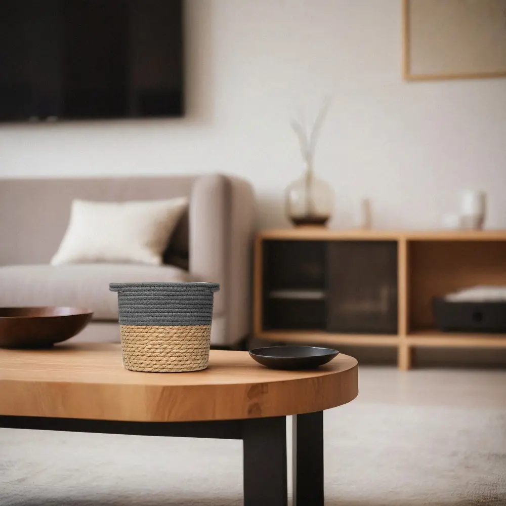 Корзина для хранения 20x20x20 см хлопок серый Santreyd нет STLM-2020435 - Вид №3