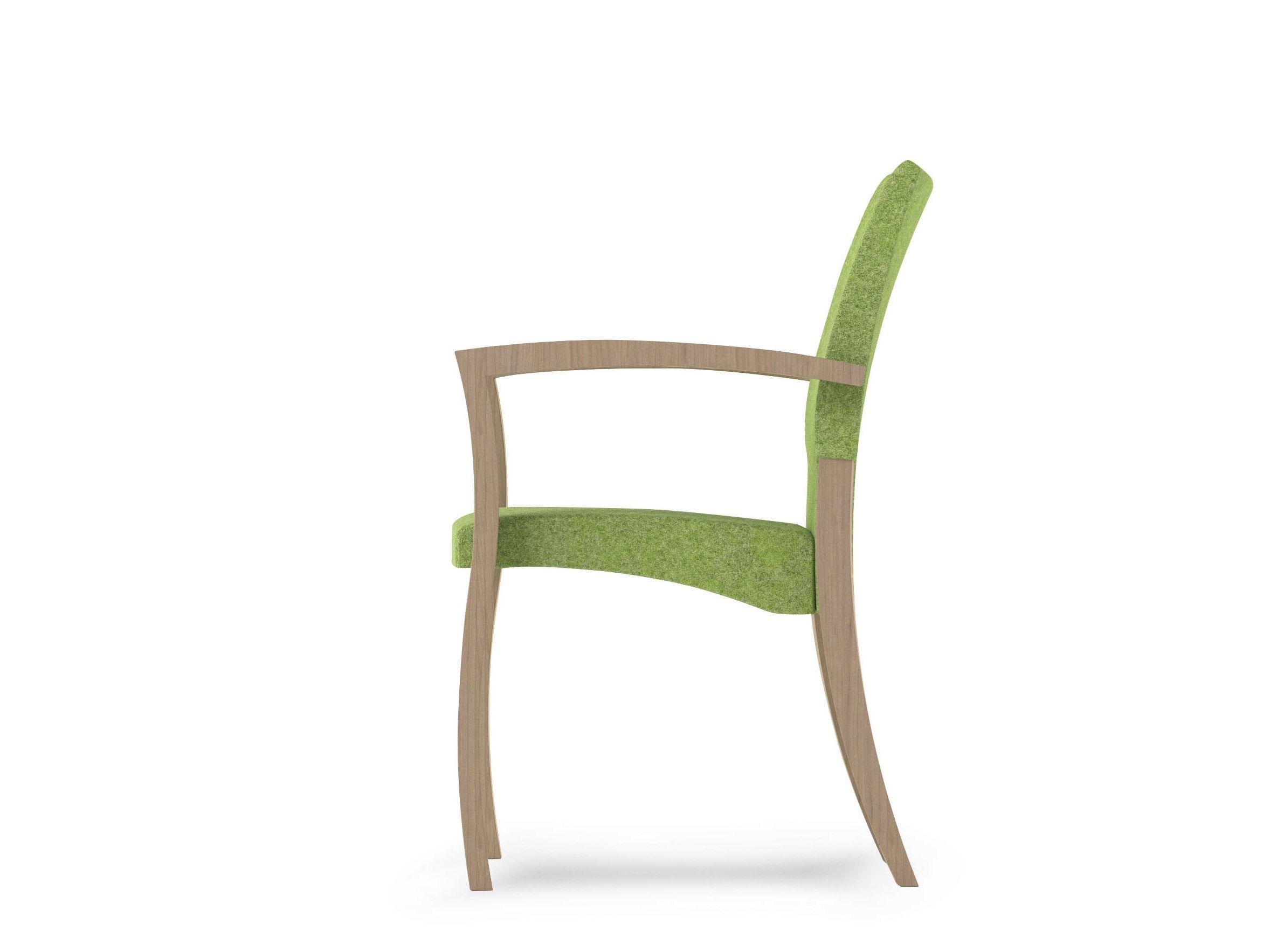 Штабелируемый тканевый стул с подлокотниками PIAVAL THEOREMA-Health &amp ARCH-00053673 - Вид №4