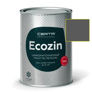 Грунт-эмаль Certa Ecozin с содержанием цинка 55% 0.8кг 89363083 STLM-2157335