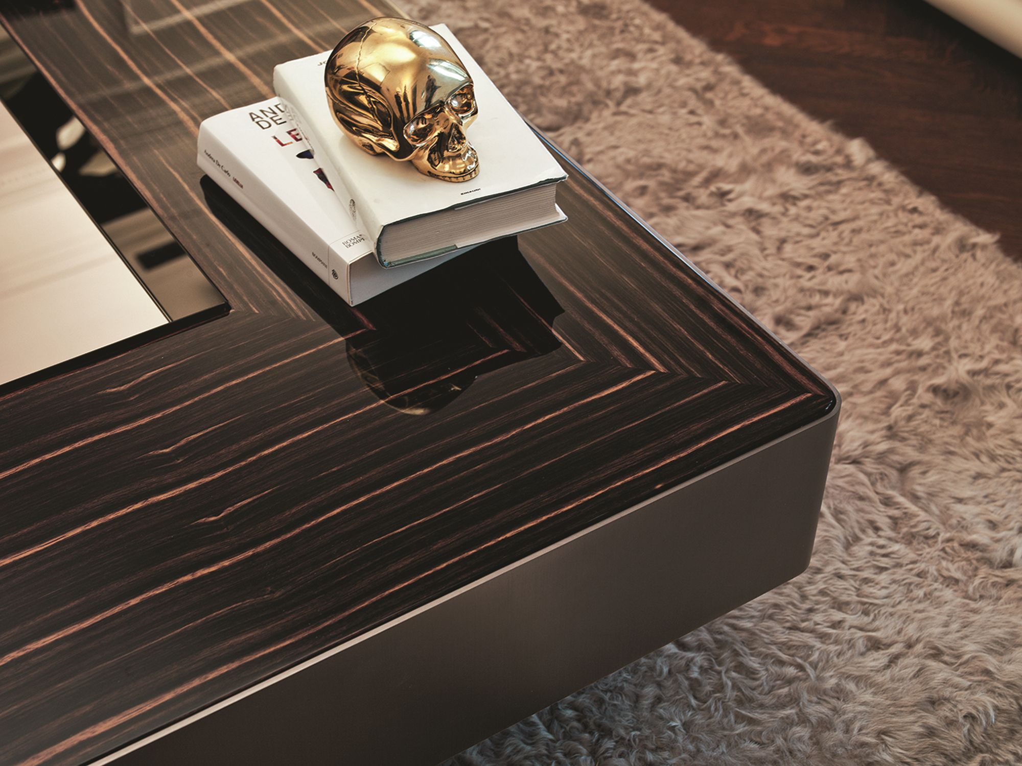 Квадратный журнальный столик с подносом Longhi Loveluxe ARCH-00008843 - Вид №4