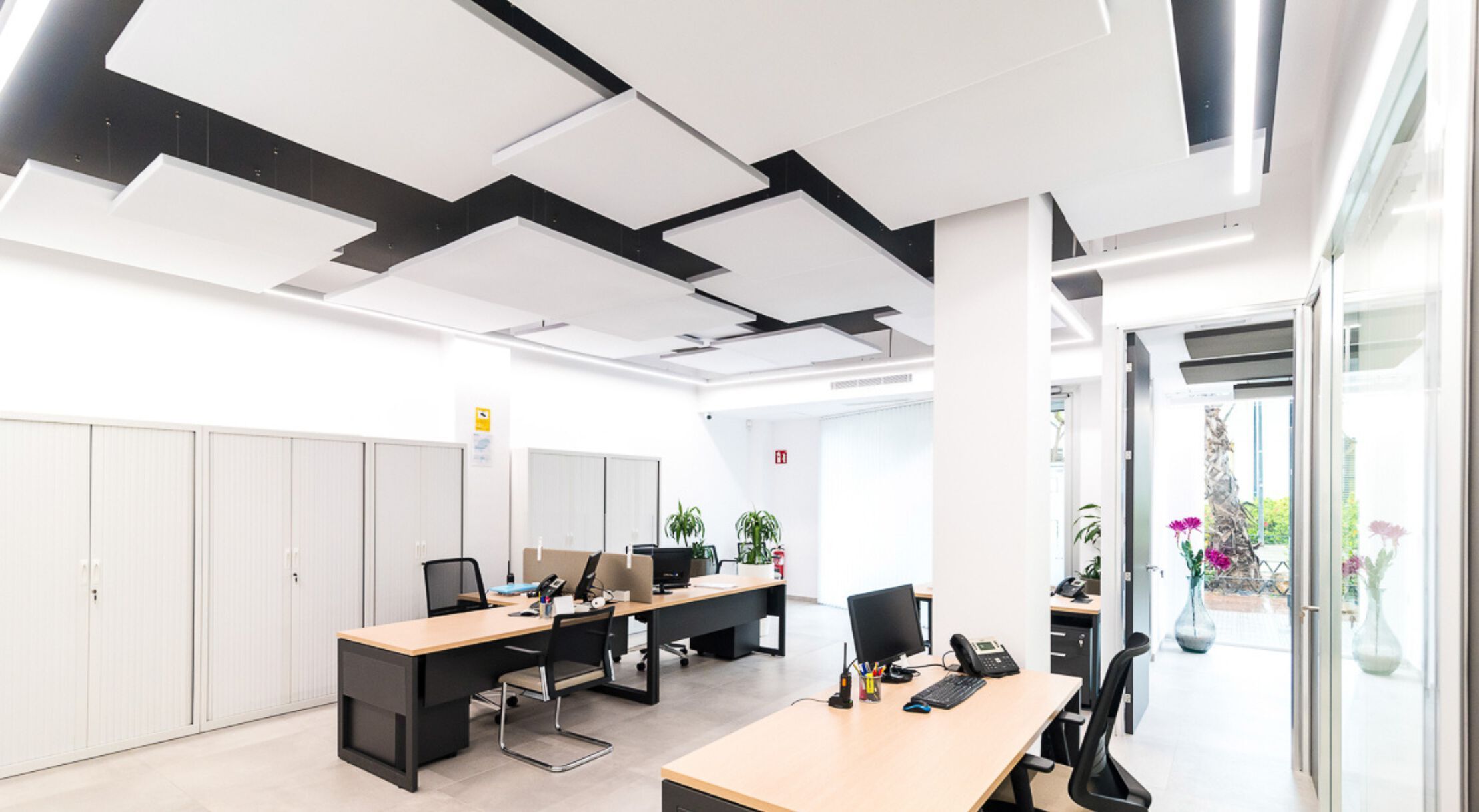 Огнестойкая акустическая перегородка из меламиновой пены ECOcero пена ARCH-00152288